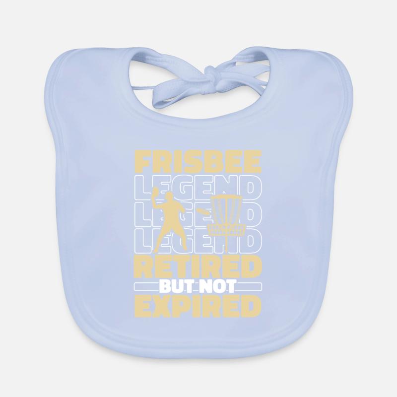 Frisbee à la retraite Bavoir bio Bébé