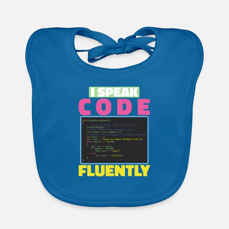 Développeur Coder Programmeur Sarcasme Bavoir bio Bébé