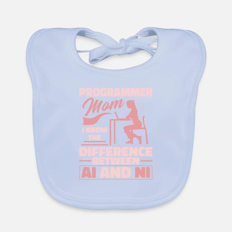 Entwickler Coder Programmierer Mama Baby Bio-Lätzchen