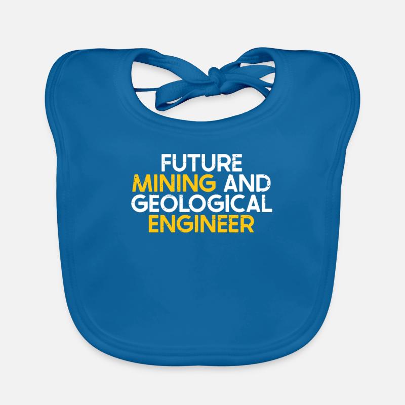 Engineer Mining Engineer Organic Baby Bibs