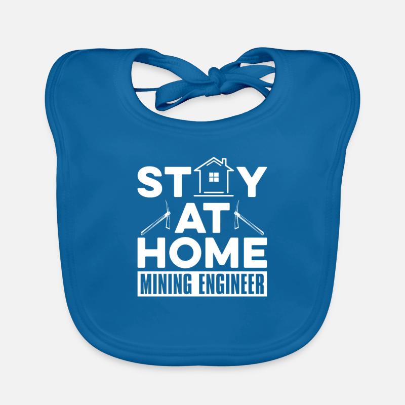 Engineer Mining Engineer Organic Baby Bibs