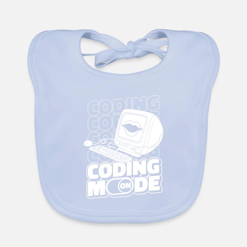 Entwickler Coder Programmierer Computer Baby Bio-Lätzchen