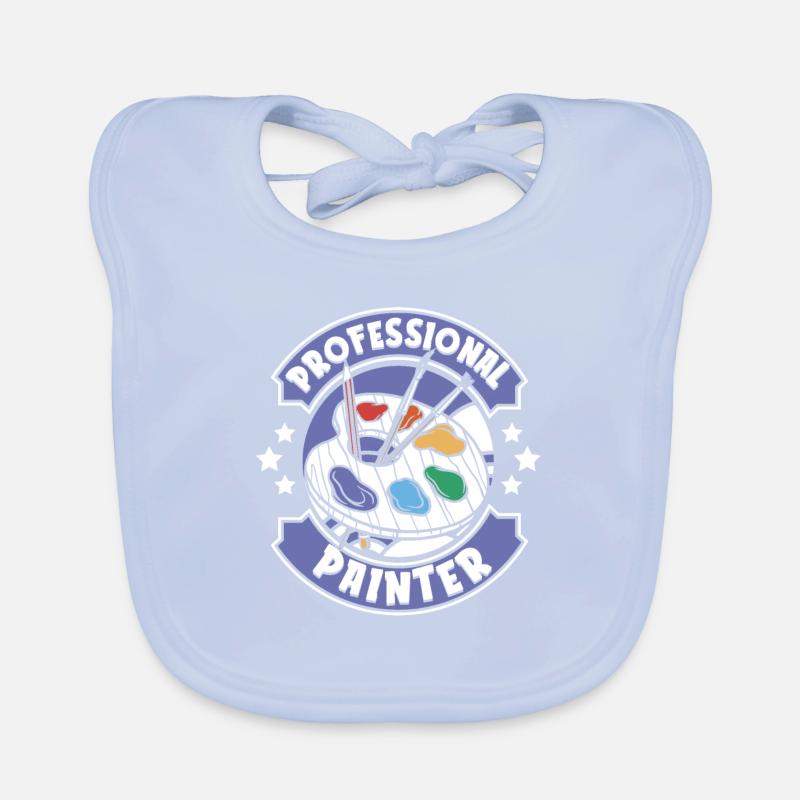 Painter Varnisher Professional Painter Organic Baby Bibs