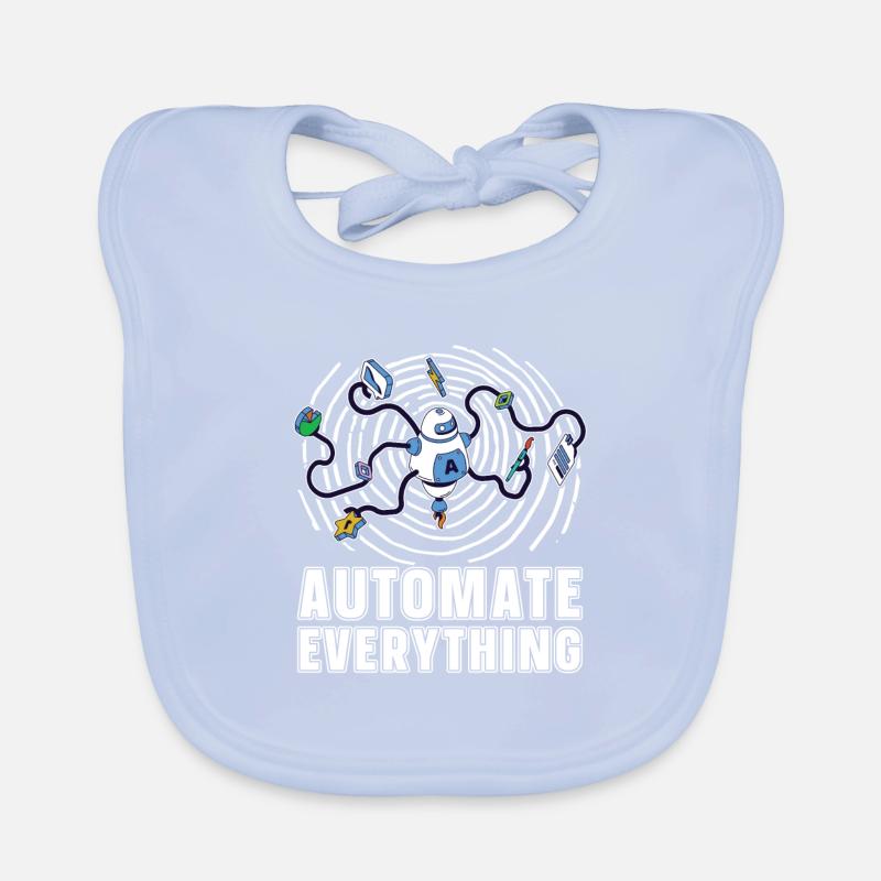Robotics Ai Robot Funny Automate Everything Organic Baby Bibs