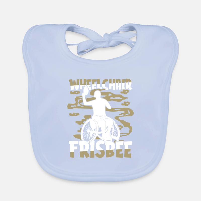 Frisbee Fauteuil roulant Bavoir bio Bébé
