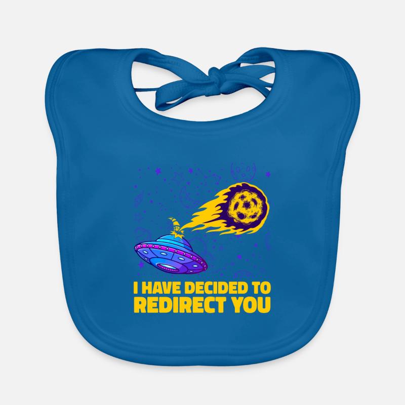 Space Space Spaceship Astroid Diversion Organic Baby Bibs