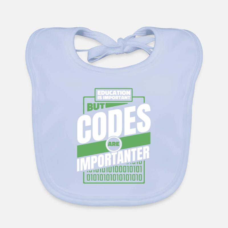 Développeur Coder Programmeur Drôle Bavoir bio Bébé
