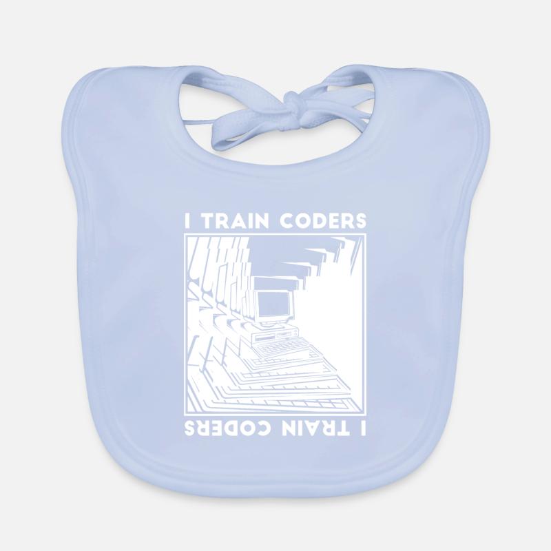 Entwickler Coder Programmierer Rechner Baby Bio-Lätzchen