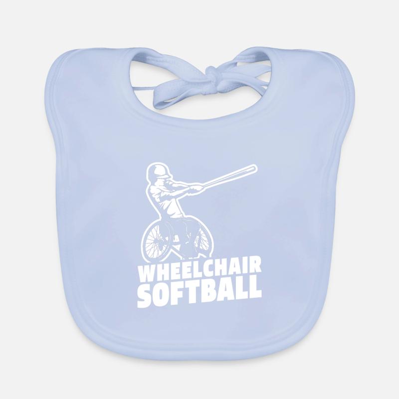 Fauteuil roulant softball Bavoir bio Bébé