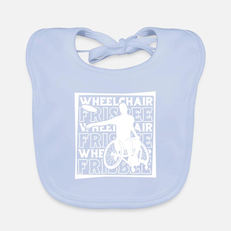Frisbee Fauteuil roulant Bavoir bio Bébé