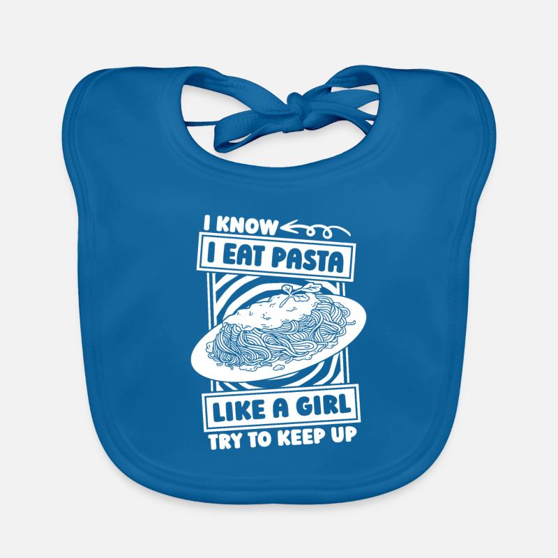 Pasta Mädchen Baby Bio-Lätzchen