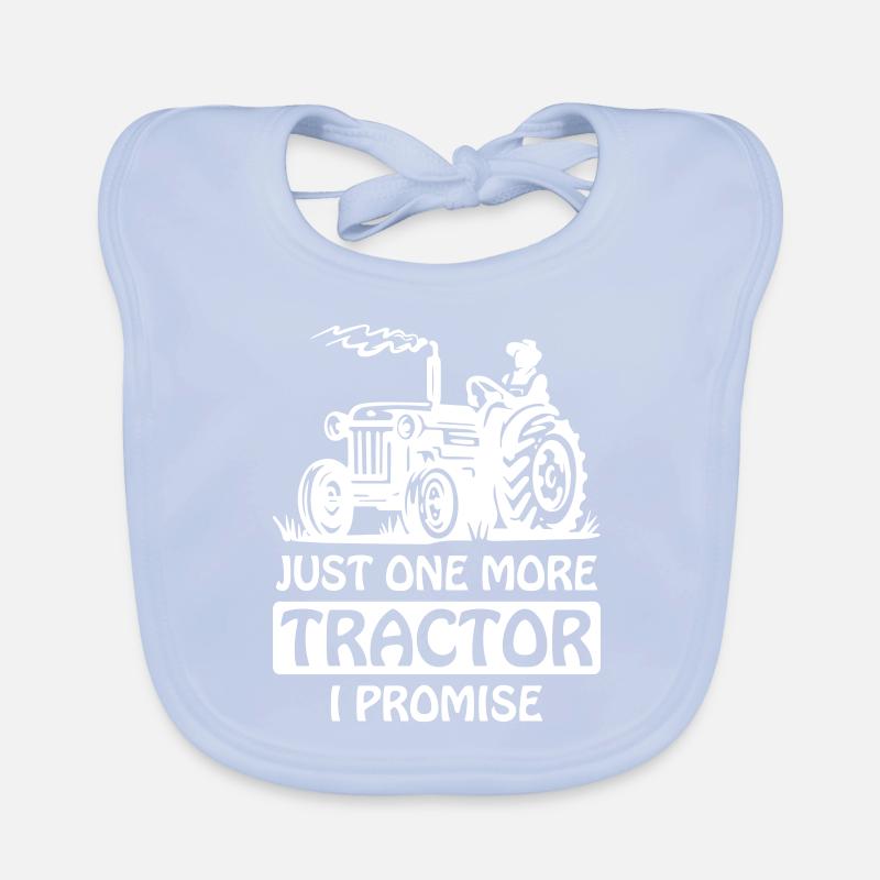 Just One More Tractor I Promise Baby Bio-Lätzchen