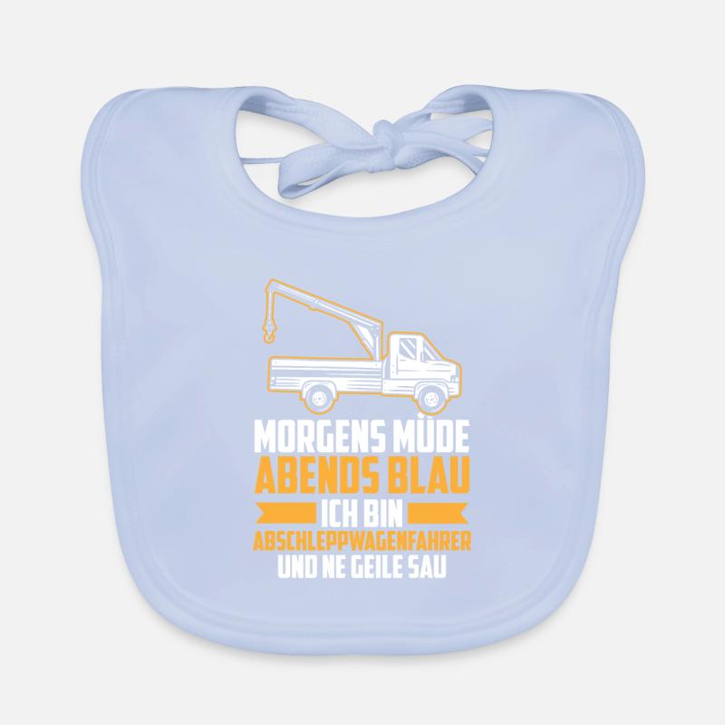 Abschleppdienst Abschlepper Baby Bio-Lätzchen