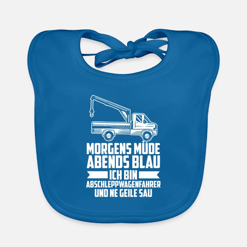 Abschleppdienst Abschlepper Baby Bio-Lätzchen