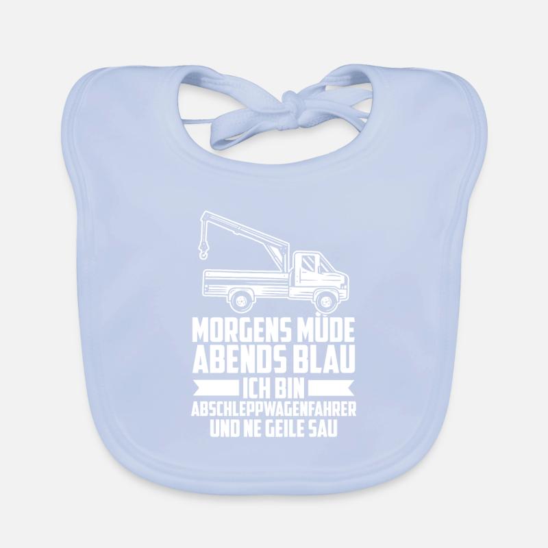 Abschleppdienst Abschlepper Baby Bio-Lätzchen