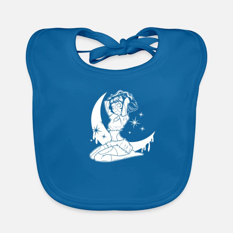 Gothic doll Organic Baby Bibs