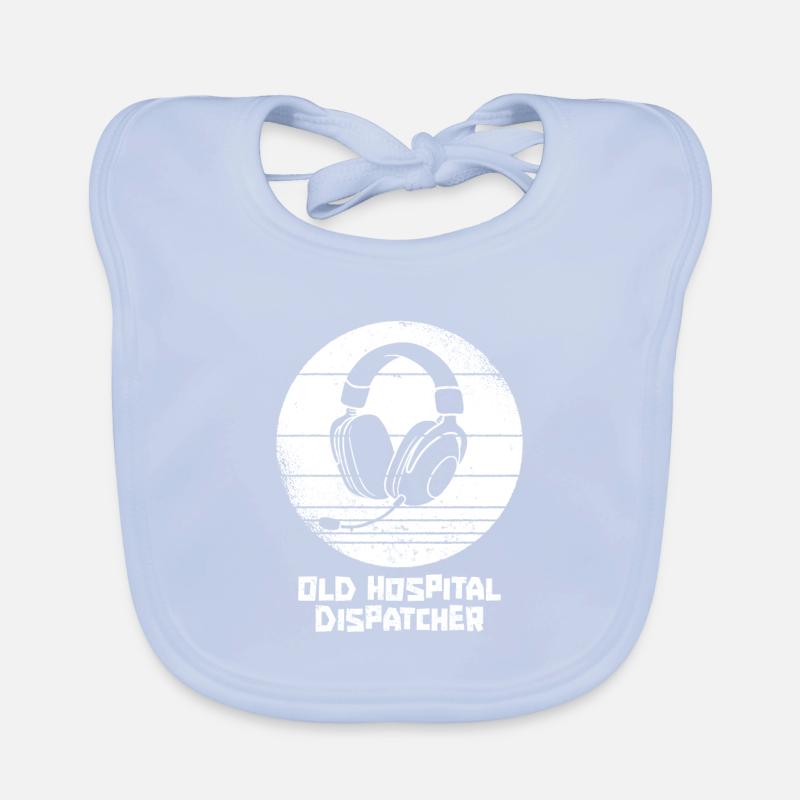Emergency call control center operations center headset Organic Baby Bibs