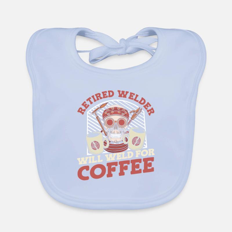 Welder locksmith coffee Organic Baby Bibs