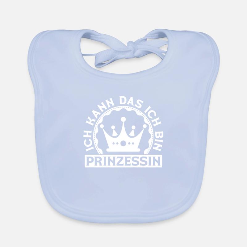 Prinzessin Krone Baby Bio-Lätzchen