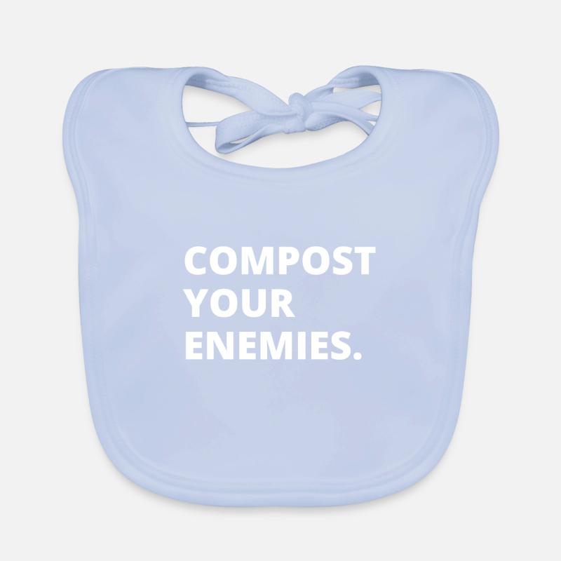 Compostez vos ennemis Bavoir bio Bébé