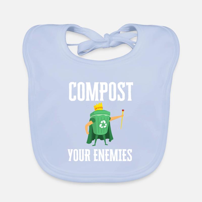 Compostez vos ennemis Bavoir bio Bébé