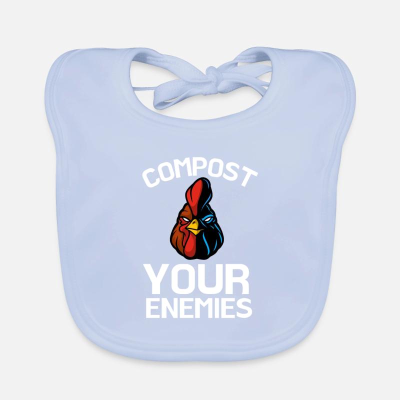 Compost Your Enemies Organic Baby Bibs