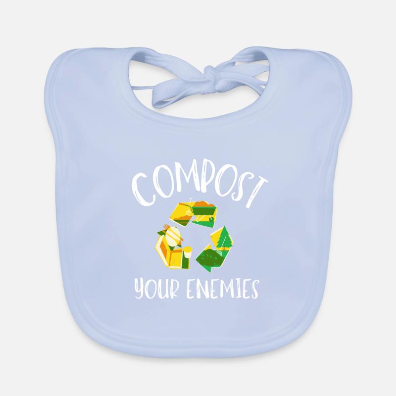 Compostez vos ennemis Bavoir bio Bébé