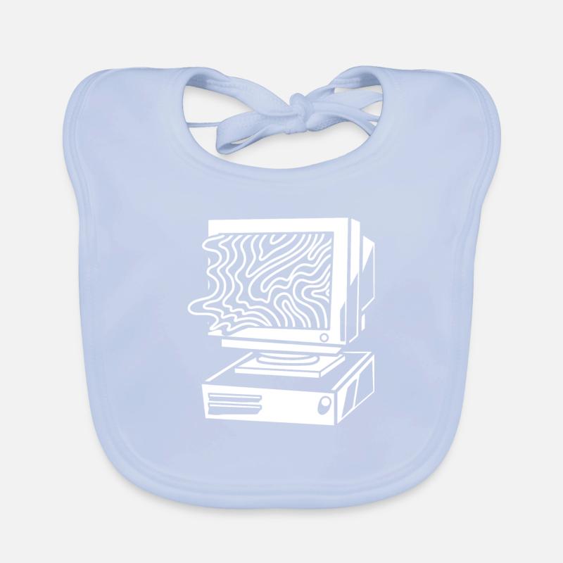 Entwickler Coder Programmierer Computer Baby Bio-Lätzchen