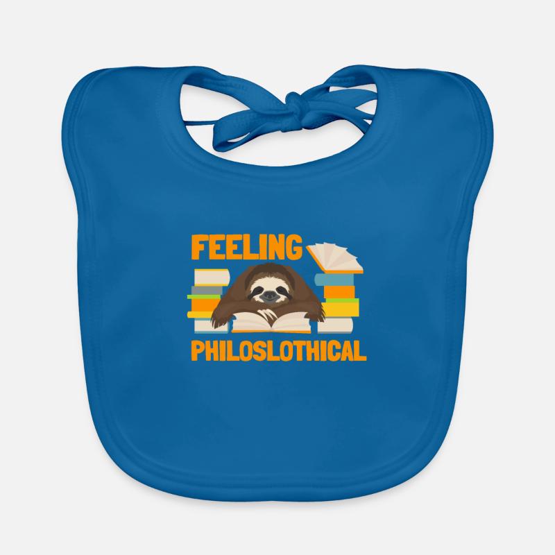 Philosophical Debate Feeling Philoslothical Baby Bio-Lätzchen
