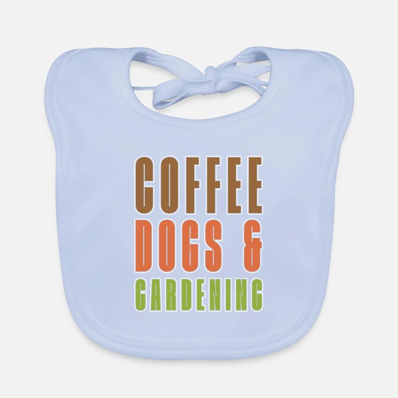 Hobbygärtner Garten Kaffee Gartenhund Baby Bio-Lätzchen