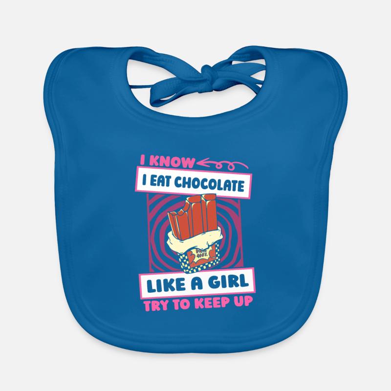 Chocolat Chocolat Drôle Bavoir bio Bébé