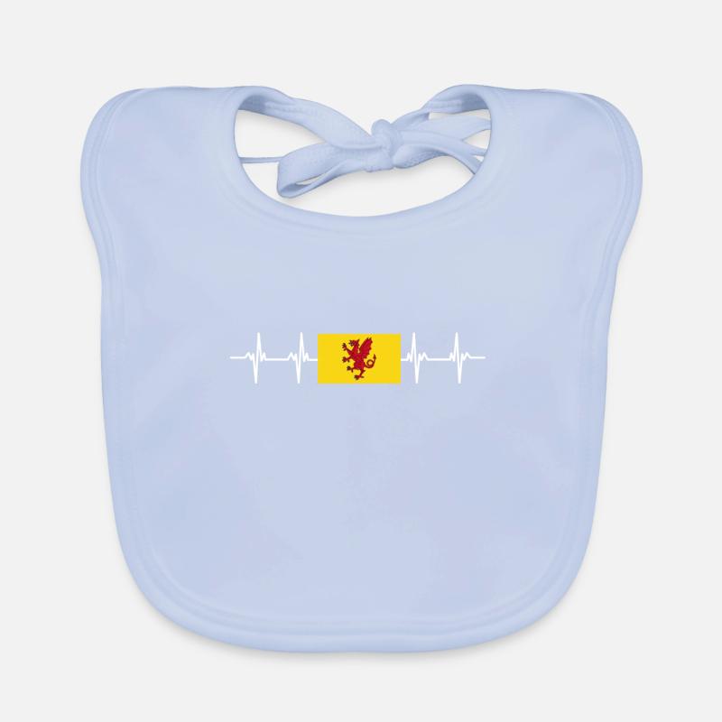 Drapeau du Somerset du Royaume-Uni Bavoir bio Bébé