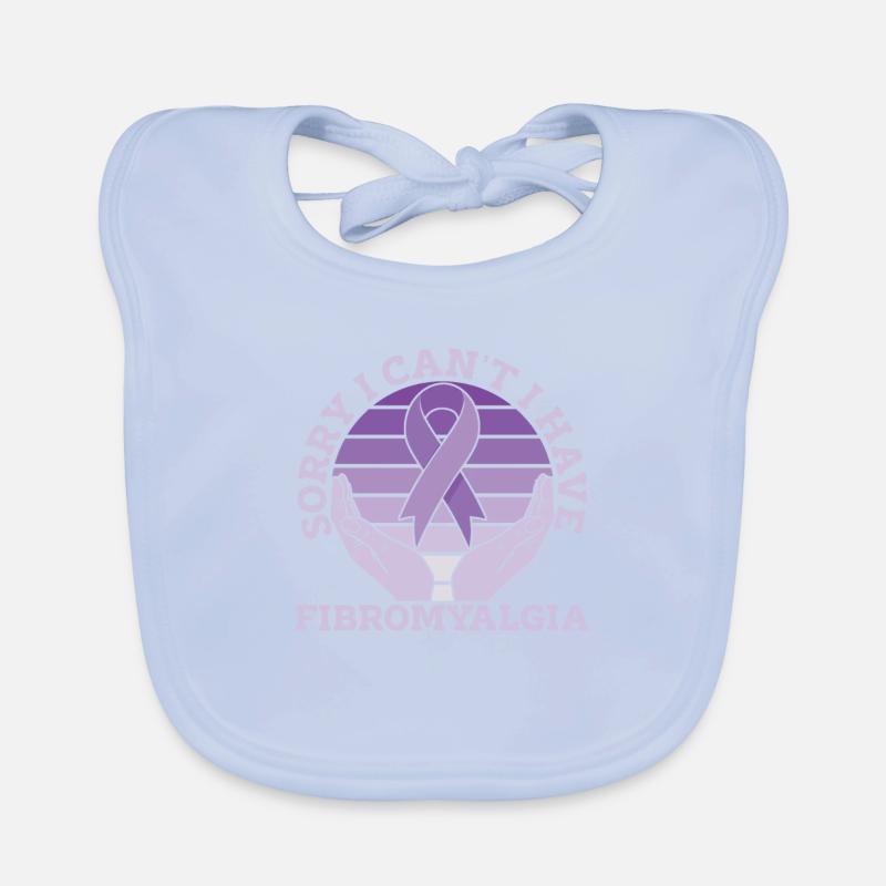 Fibromyalgia rheumatism hands Organic Baby Bibs