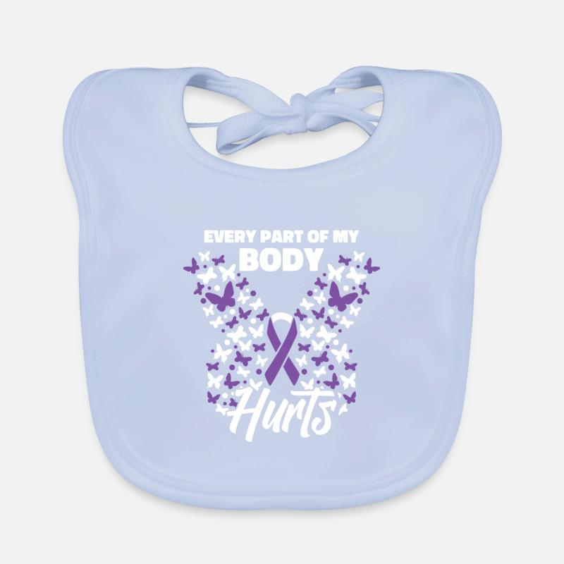 Fibromyalgie Rhumatisme mignon Bavoir bio Bébé