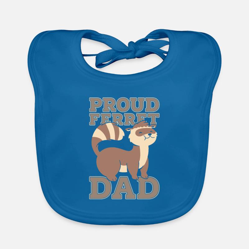 Ferret polecat daddy Organic Baby Bibs