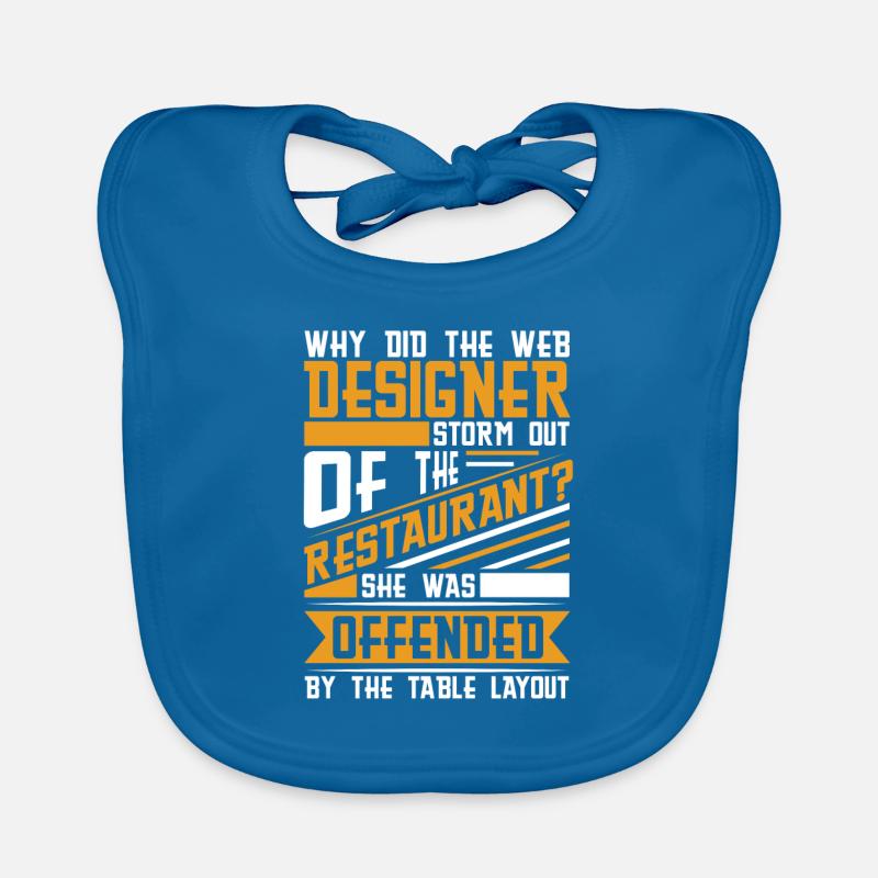 Web Developer Web Developer Funny Organic Baby Bibs
