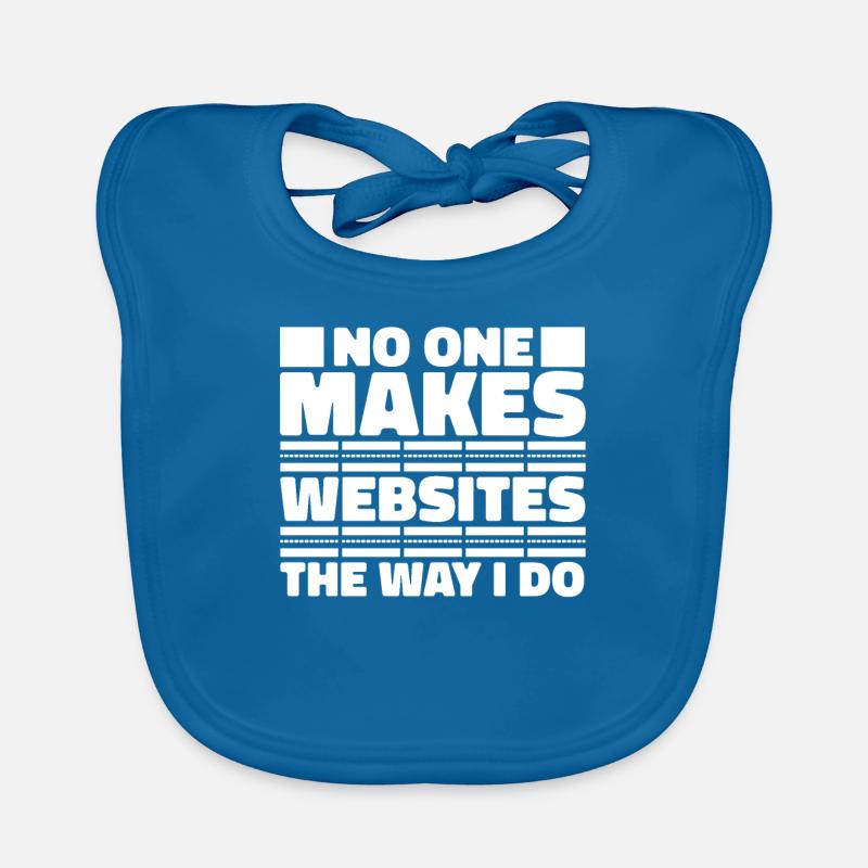 Web Developer Web Developer Funny Organic Baby Bibs