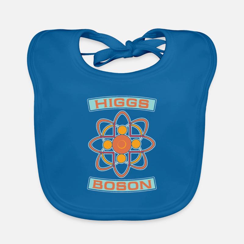 Physik Phyiker Higgs Boson Quantenphysik - Baby Bio-Lätzchen - Pfauenblau