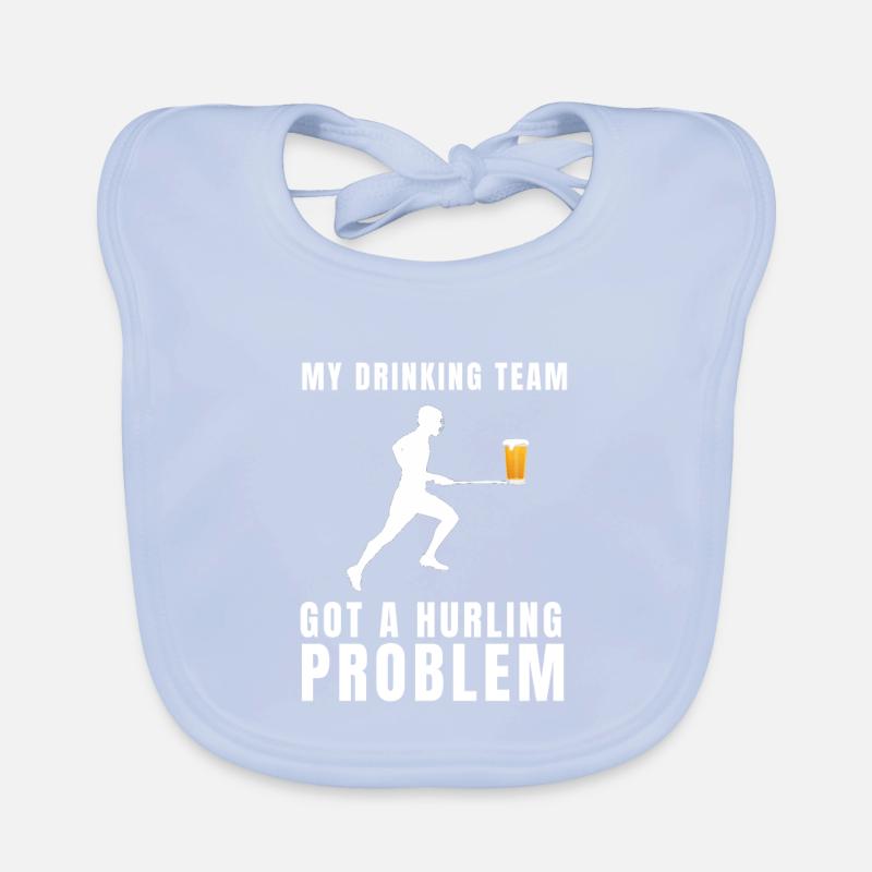 Irish Dublin Hurling Organic Baby Bibs