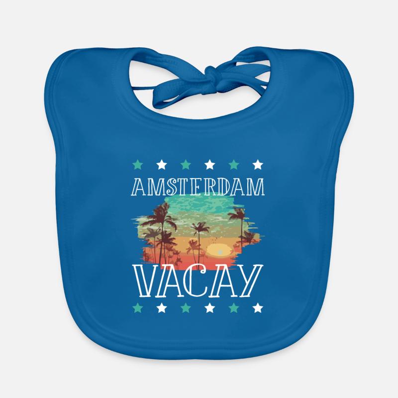 Amsterdam Holidays Organic Baby Bibs