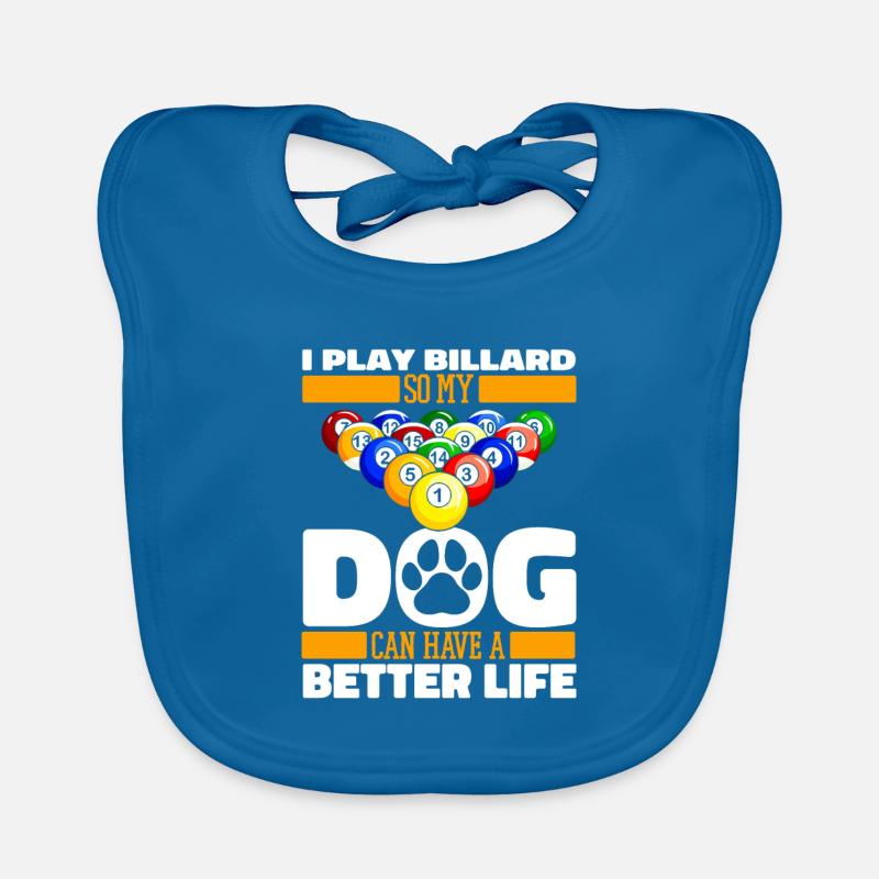 Chien de billard Bavoir bio Bébé