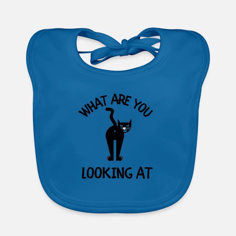 Cat Butthole Organic Baby Bibs