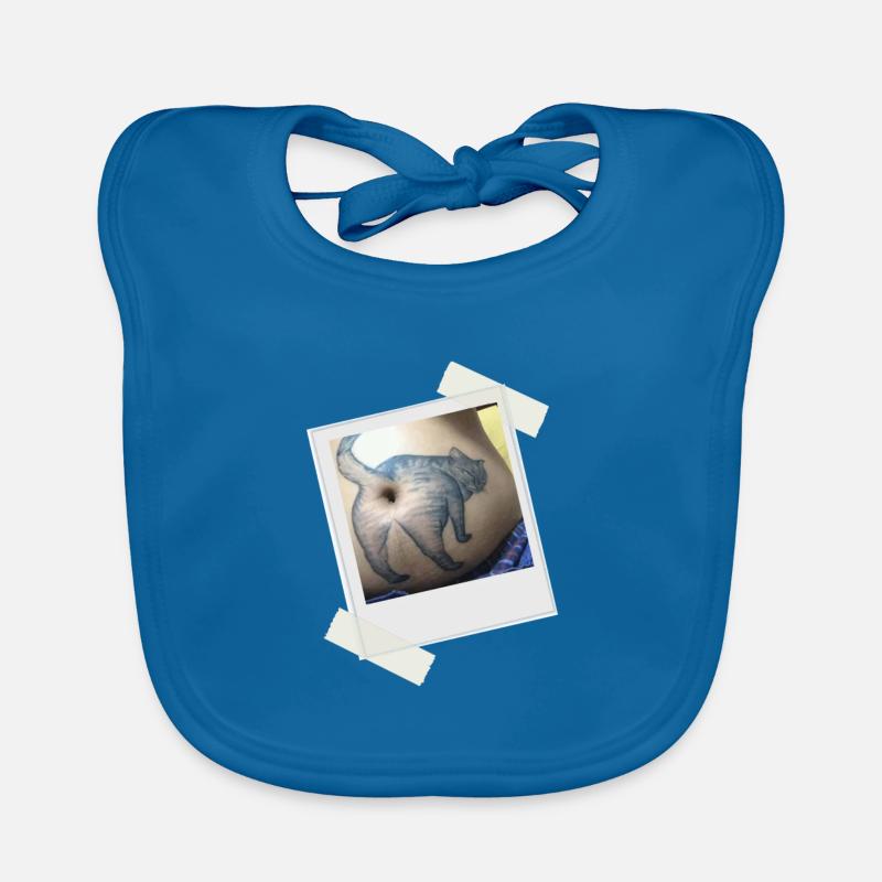 Cat Butthole Organic Baby Bibs