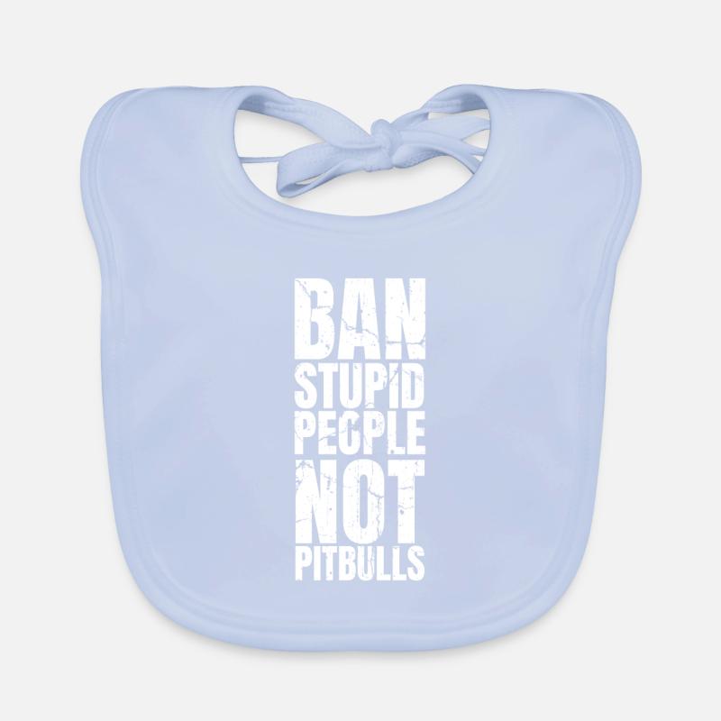 Pitbull Pitbull Interdiction Bavoir bio Bébé