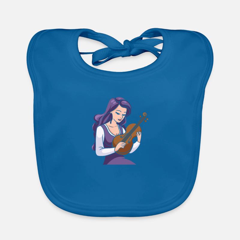 Violin Violin Organic Baby Bibs