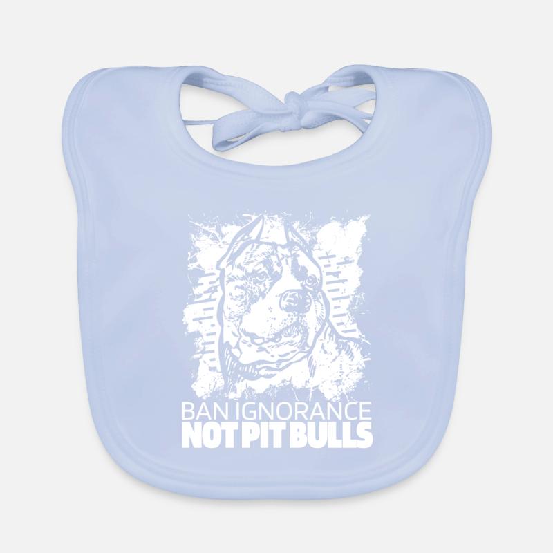 Pitbull Ignorance Pitbull Ban Bavoir bio Bébé