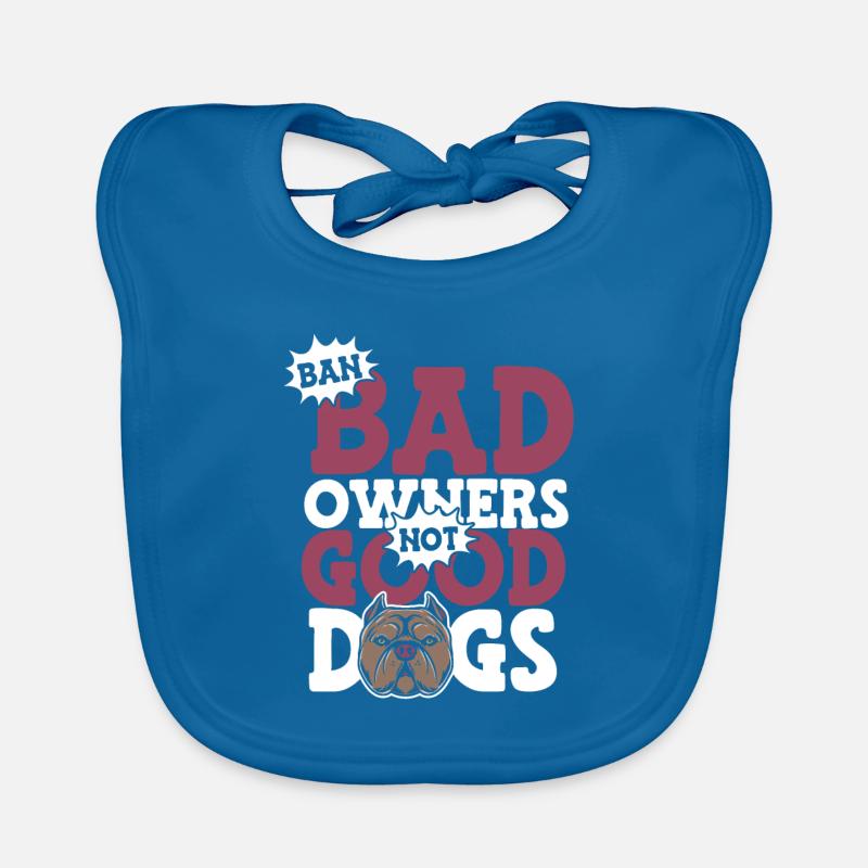 Pitbull Pitbull Ban Organic Baby Bibs
