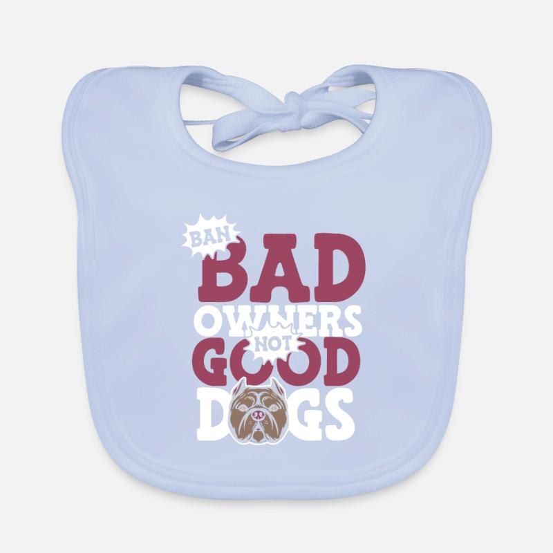 Pitbull Pitbull Interdiction Bavoir bio Bébé