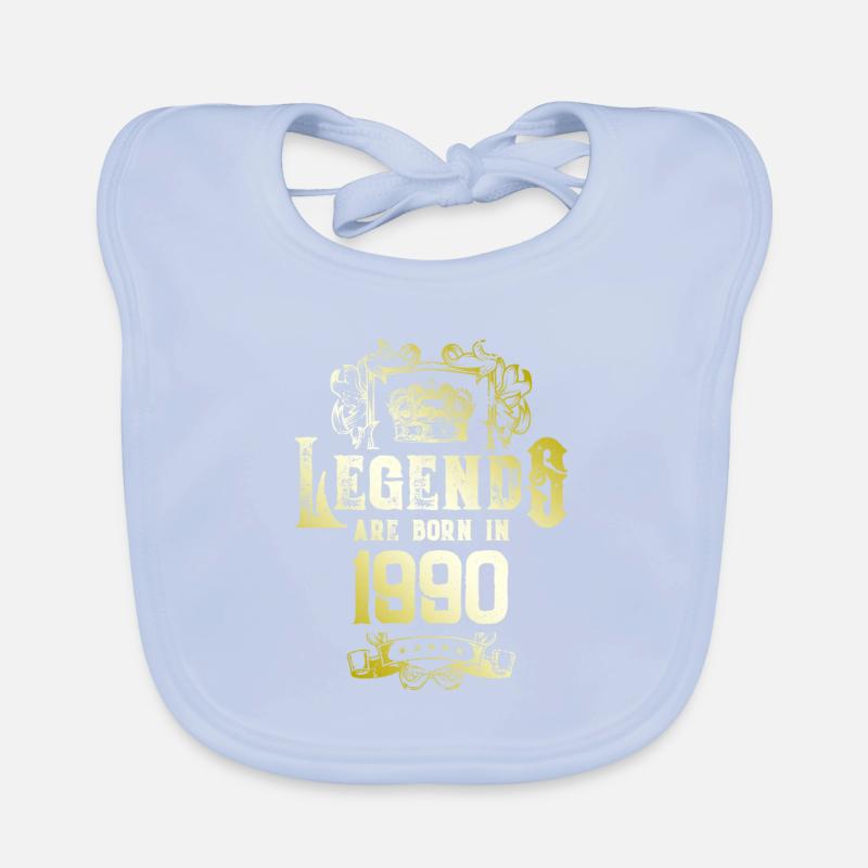 1990 Anniversaire des légendes Bavoir bio Bébé