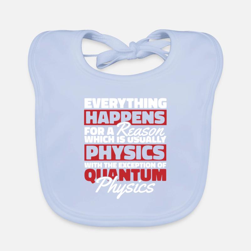 Physics Phyker Funny Quantum Physics Organic Baby Bibs